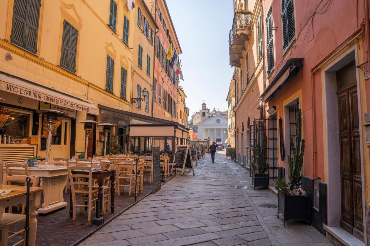 057 - Casa Portobello, Centrale A 50 Metri Dal Mare Sestri Levante Bagian luar foto