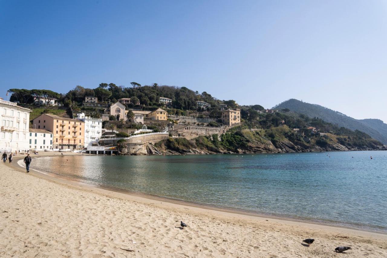 057 - Casa Portobello, Centrale A 50 Metri Dal Mare Sestri Levante Bagian luar foto