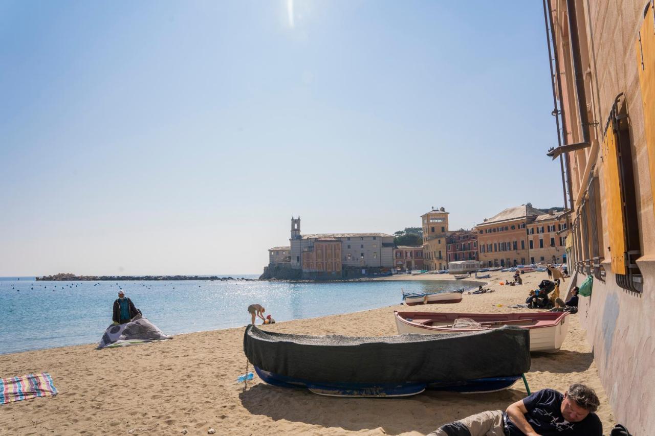 057 - Casa Portobello, Centrale A 50 Metri Dal Mare Sestri Levante Bagian luar foto